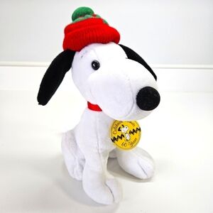 NEW Dan Dee Peanuts Snoopy Plush Dog Celebrate 60 Years 1960s 2009 DanDee